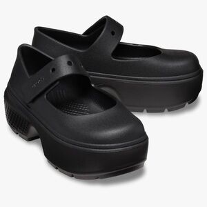Crocs Stomp Chunky Mary Jane Platform with Adjustable Strap